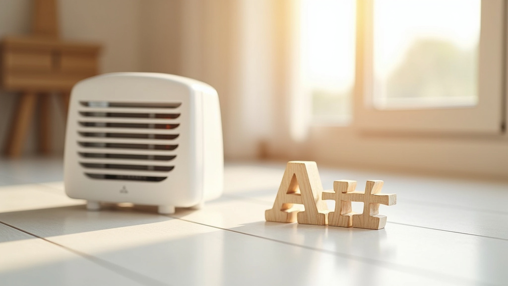 Radiateur électrique moderne dans un salon chaleureux