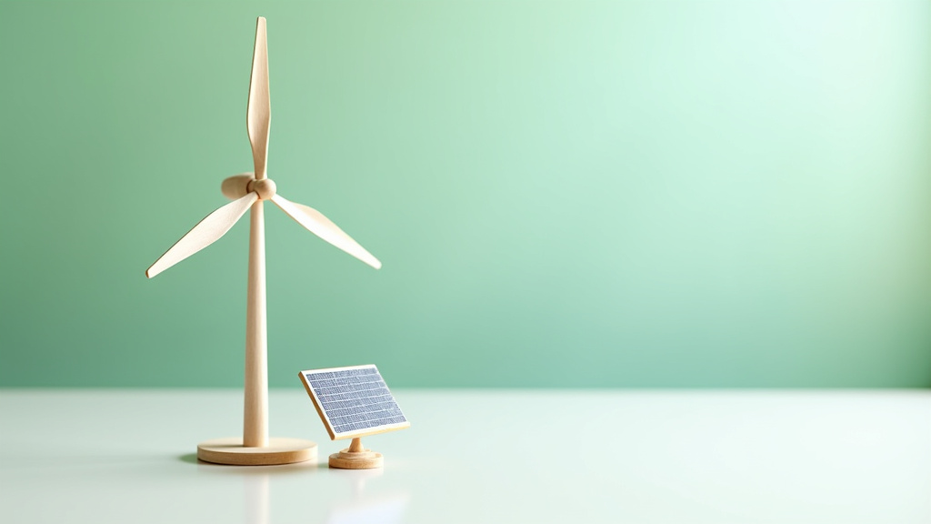 Panneaux solaires et éoliennes illustrant la transition énergétique et les énergies renouvelables