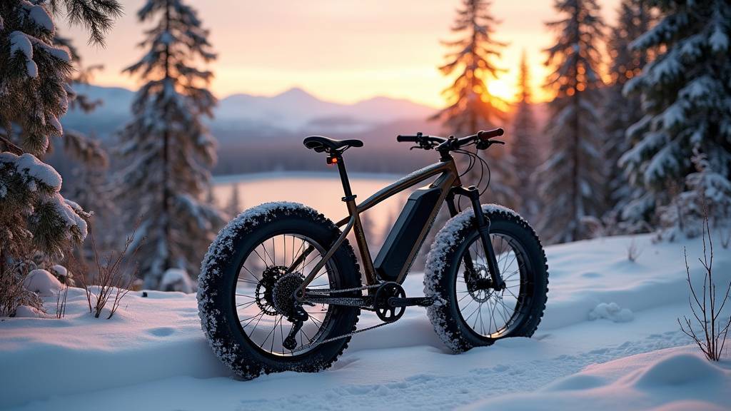 Groupe de cyclistes sur fat bikes électriques dans un paysage désertique