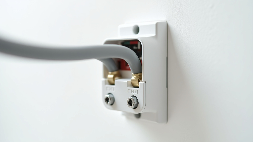Installation d'un domino électrique dans une boîte de dérivation