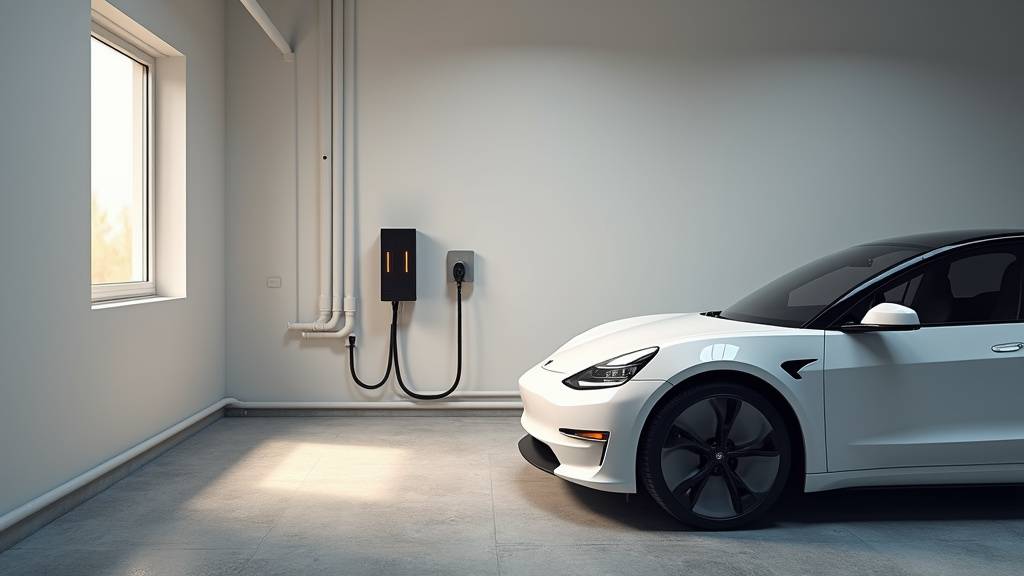 Tableau électrique avec disjoncteur dédié pour borne de recharge